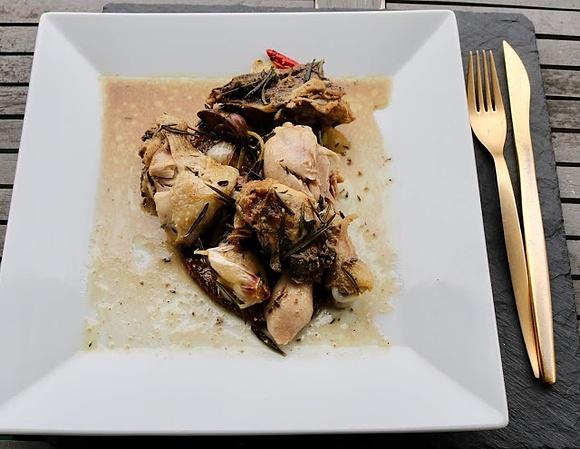 Hähnchenschenkel mit Rosmarin