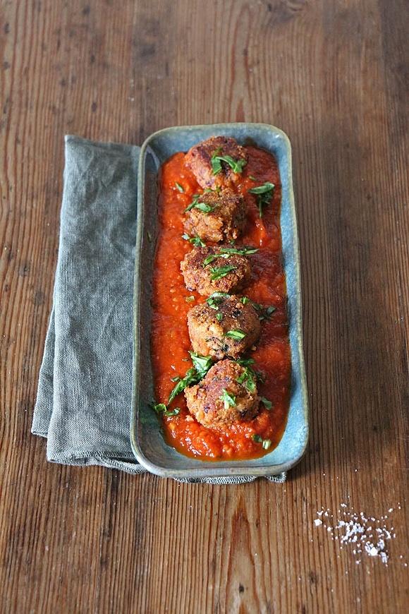 Vegane Albondigas spanische Tapas