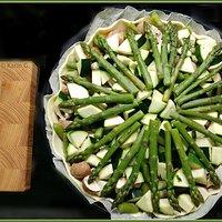 Meine grüne, vegetarische Gemüsetarte