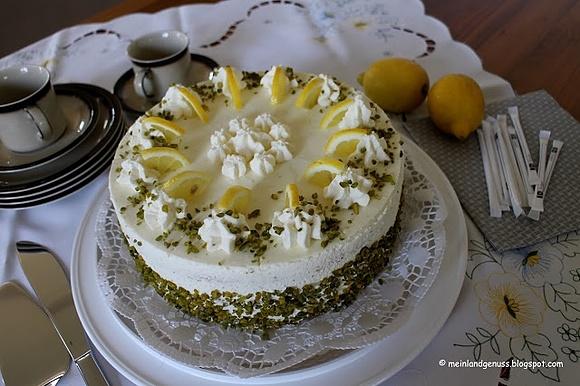 Zitronen quark sahne torte