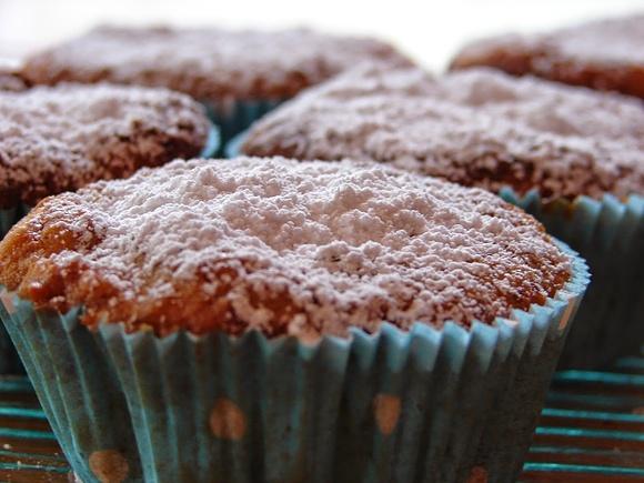 Marzipan-Nougat-Muffins