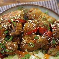 Teriyaki chicken wings – sticky, tender, juicy – yummy