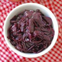Karamellisieter Apfelrotkohl