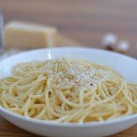 Quarantäne-Quicklunch: Parmesannudeln