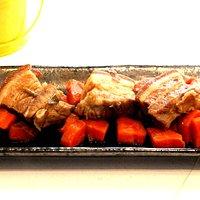Schweinebauch mit karotten – pork belly with carrots