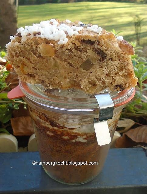 Mini-Stollen im Glas