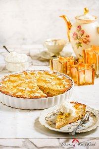 Birnen-vollkorn-tarte mit mandelcreme – köstlich mit dinkelvollkorn und honigsüße