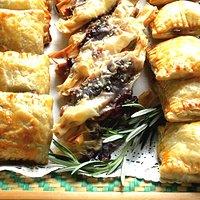 Vietnamesische blätterteig ravioli – vietnamese puff pastry ravioli
