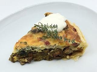 Steinpilz-Spinat-Tarte