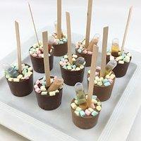 Trinkschokolade mit Schuss