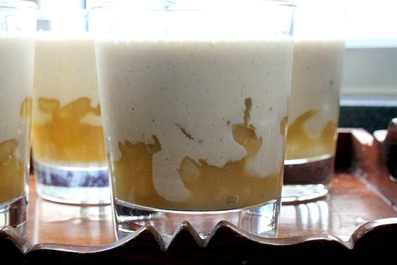 Schnelles Apfel-Mascarpone-Dessert