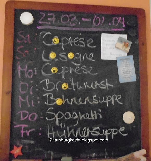 Wochenplan in kalenderwoche 13/21: einkaufen und kochen in corona-zeiten
