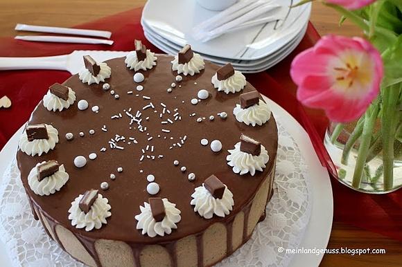 Schoko-Karamell-Drip-Torte