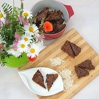 Für munterwegs! hafer flapjacks mit heidelbeeren (vegan)