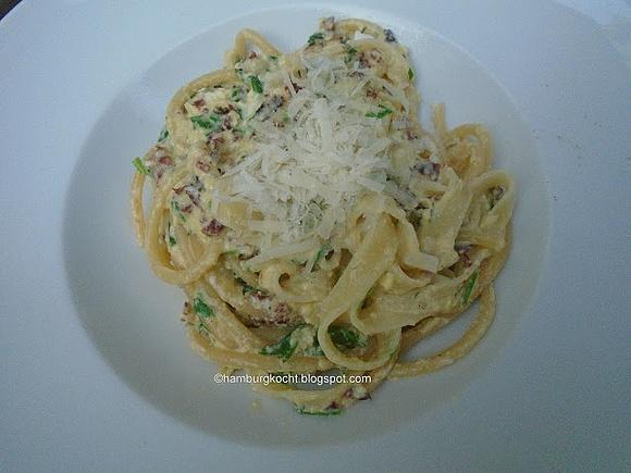 Pastrami Carbonara