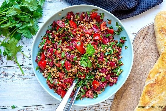 Rote Bete Linsensalat