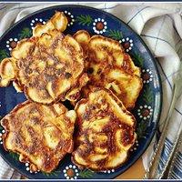 Püfferchen" mit Rosinen und "Apfelpüfferchen