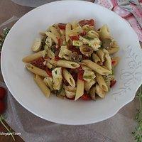 Nudelsalat mit gerösteten Gemüse