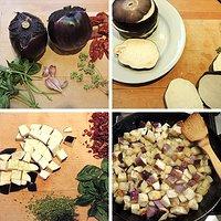 Spaghetti mit genialer Auberginensauce – pasta with silky eggplant sauce
