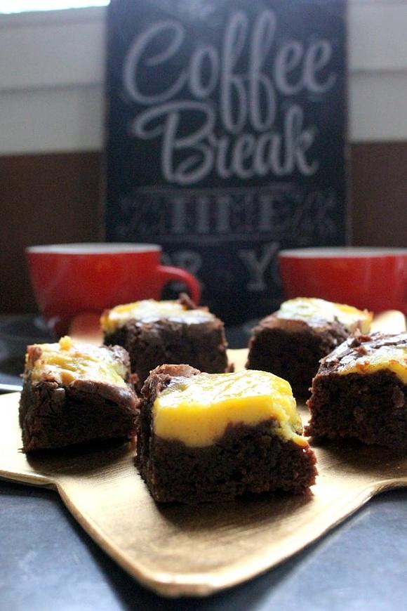 Cream cheese brownies von eric lanlard backen