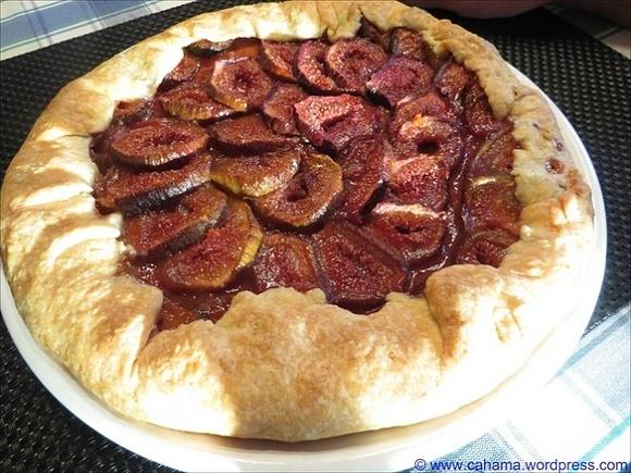 Feigen-Galette mit Marmelade