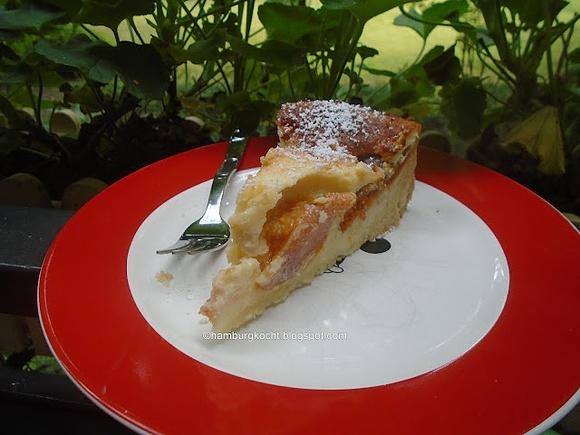 Käsekuchen mit Aprikosen
