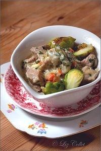 Ragoût blanc de veau | kalbsblanquette mit gemüse: feines kalbsragoût mit gemüse
