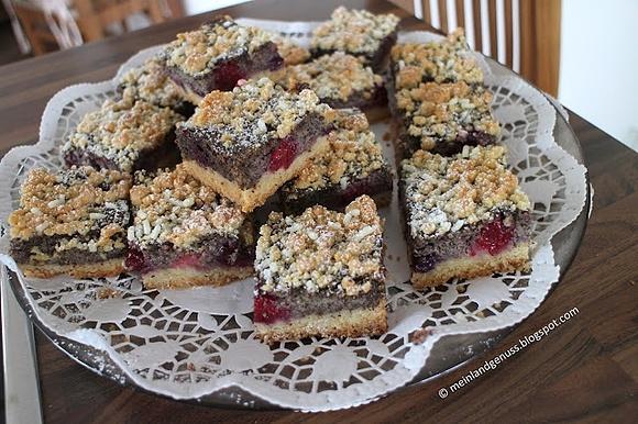 Mohn-Streusel-Blechkuchen