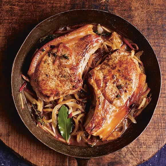 Schweinekoteletts mit Palmwein