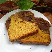 Kürbis-Marmorkuchen mit Zimtglasur
