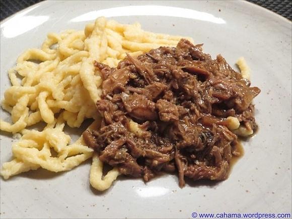 Wildschweinragout