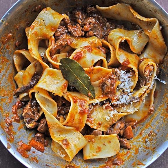 Pappardelle mit Entenragout
