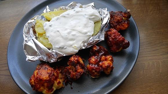 Texas blumenkohl wings yee haw