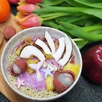 Mermaid bowl in pink mit kokos und ananas ???? ????‍♀️ ????????