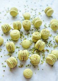 Pure Pistazien-Macarons