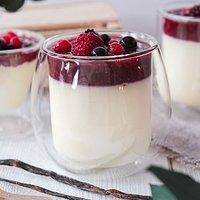 Low carb panna cotta