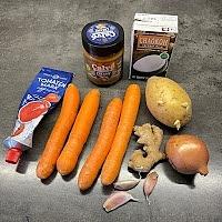 Karotten Erdnuss Suppe