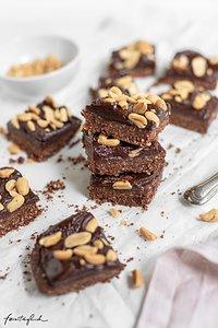 Salted peanut brownies – vegane nascherei aus nur 6 zutaten