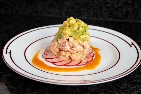 Kaninchen tatar mit aji amarillo
