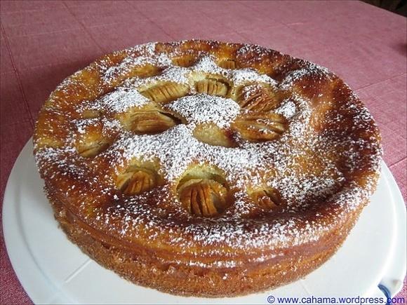 Elsässer Apfelkuchen mit Guss