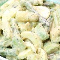 Spargel-Avocado-Eiersalat