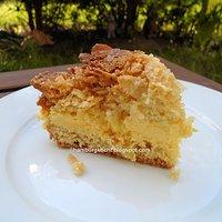 Schneller gefüllter Bienenstich