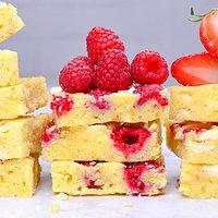 Saftige blondies (weiße schoko brownies)