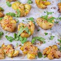 Quetschkartoffeln (Kartoffeln im Ofen)