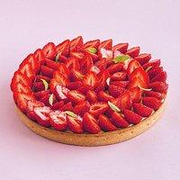 Rezept von mélanie dupuis: zitronenverbene-erdbeer-tarte