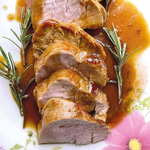 Schweinefilet in Balsamico und Rosmarinduft