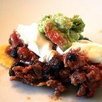 Schwarze bohnen und rindfleisch tacos – black bean and beef tacos – mexican food