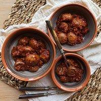 Champignons in Tomaten-Knoblauch-Sugo