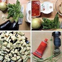 Pasta "melanzanze parmigiana“ – eggplant parmesan pasta