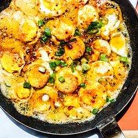 Rezept von jonas cramby: goldmünzeneier aus hunan